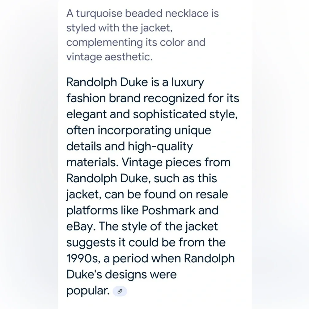 VTG Randolph Duke Genuine Suede Embroidered Western Jacket Leather Coat SIZE 12
